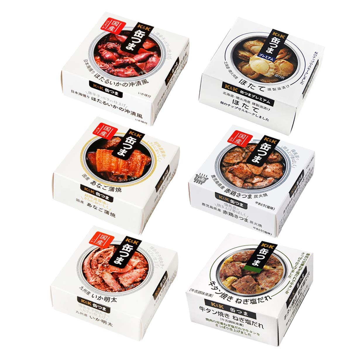 K&K 缶つま 6種セット