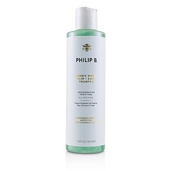 フィリップ B Philip B Nordic Wood Hair + Body Shampoo (Invigorating Purifying - All Hair Types) 350ml/11