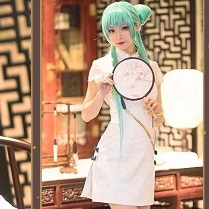 パーティーイベント用品コスプレ変装仮装初音ミク韶華コスプレVOCIDチャイナドレス学園祭パーティーダンス衣 スーツ ハロウィン 2023年入荷コスプレ