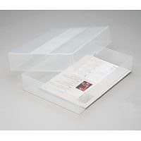 （まとめ買い）デスクトレー/決裁箱/クリア ﾌﾎﾞR-1200C 00052154 [x3]