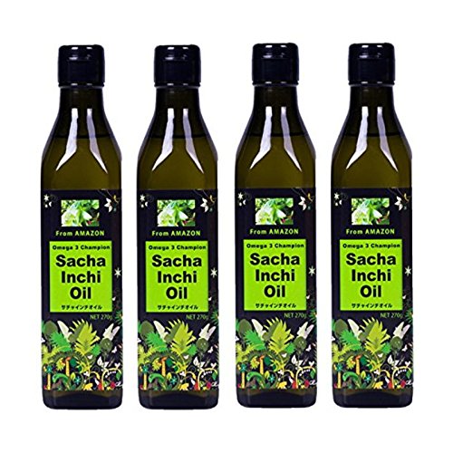 研光通商 サチャインチオイル 270g × 4本セット オメガ3脂肪酸 コールドプレス 低温圧搾 農薬不使用 非遺伝子組み換え NON-GMO