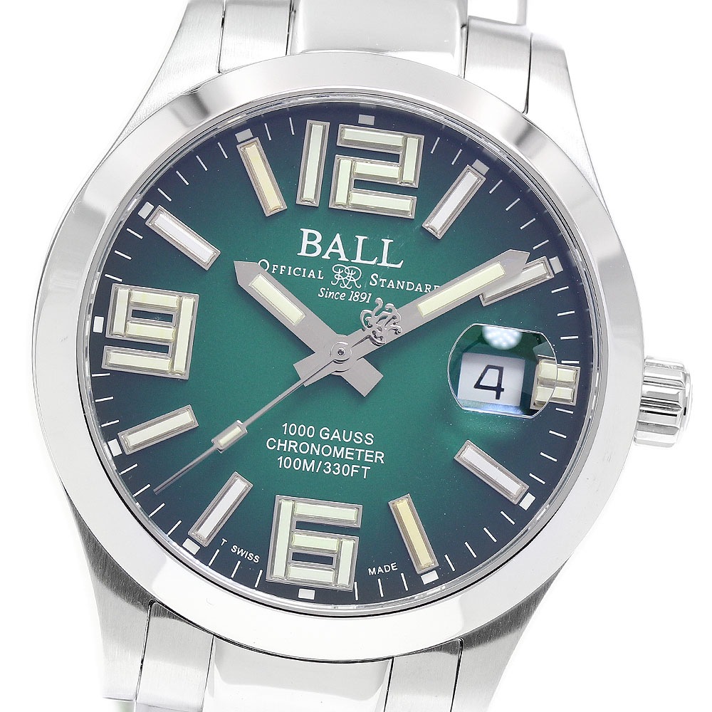 ボールウォッチ BALLWATCH NM9016C-S7C-GRR エンジニア3 レジェンドアラビック デイト 自動巻き メンズ 未使用品 保証書付き_935407【中古】