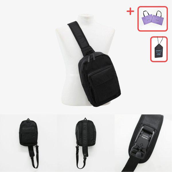 ハイテクスリングバッグ ミニバッグ RFID遮断 旅行カバン 男女兼用 [デパート版]