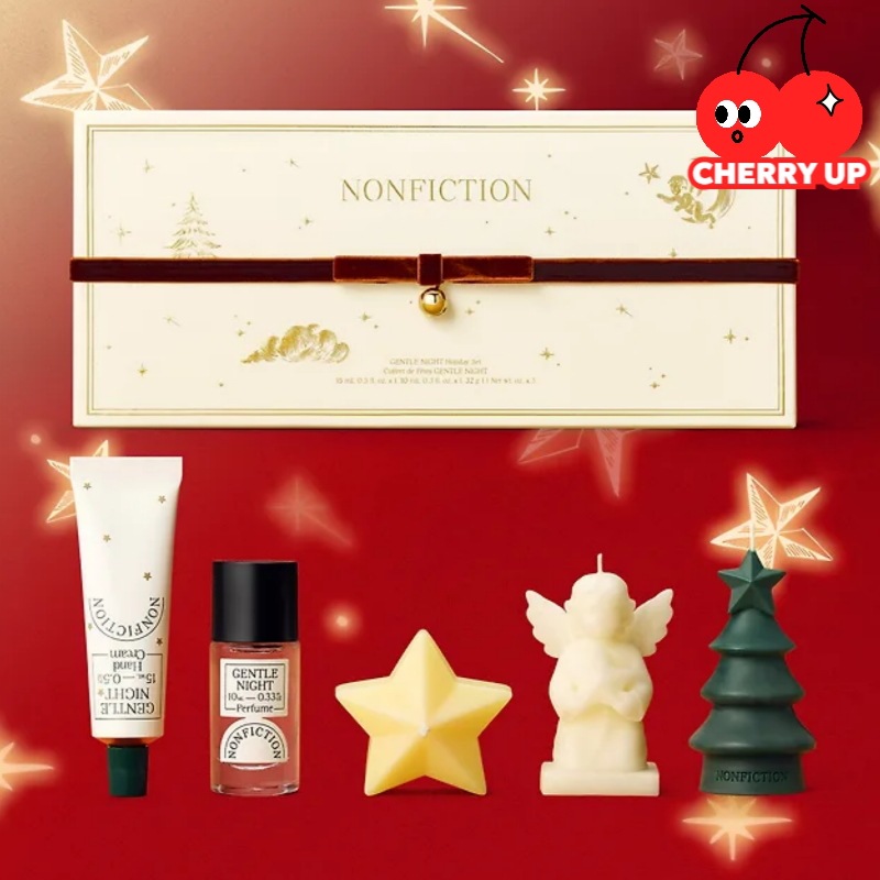 【ホリデー限定】ジェントルナイト ギフトセット （ハンドクリーム15mL + オードパルファン10mL + オブジェキャンドル3種）ホリデー ラッピング限定 ミニサイズ コフレ 香りセット プレゼント