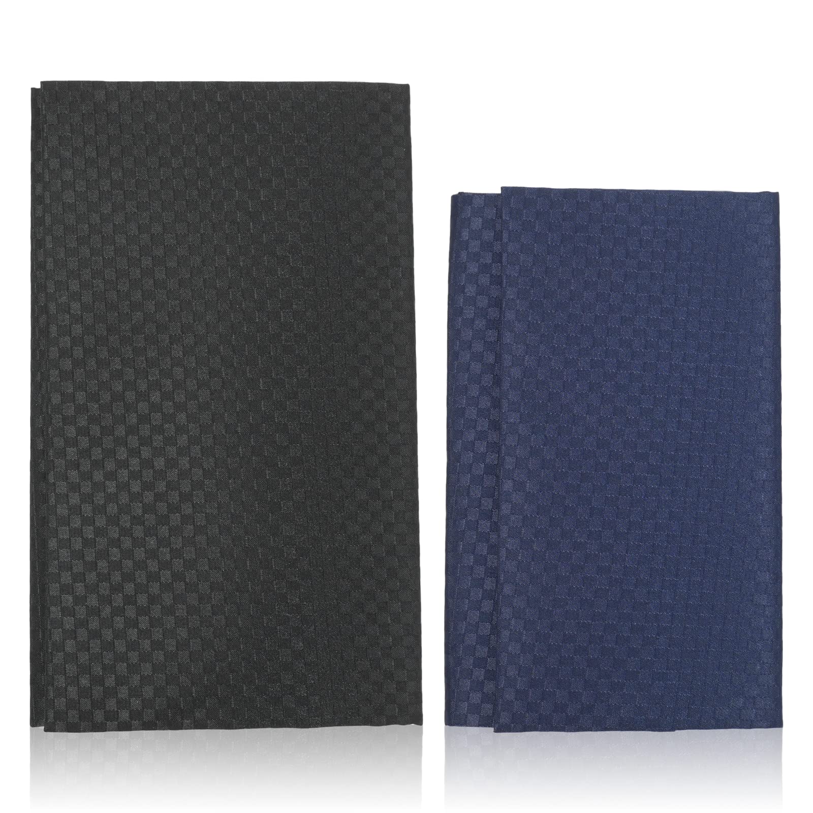 [スタイルふくさ] ふくさ 数珠入れ セット 男性用 袱紗 慶弔両用 自社製造 FUKUSAノート付き 化粧箱 日本製 大一創芸 格子柄 SFG02-01