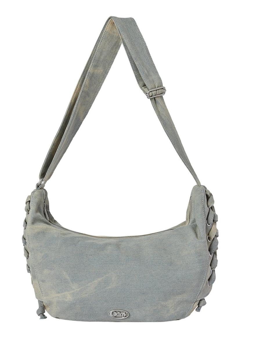 Qoo10 ORDINARY HOLIDAY LACE UP HOBO BAG ミディ