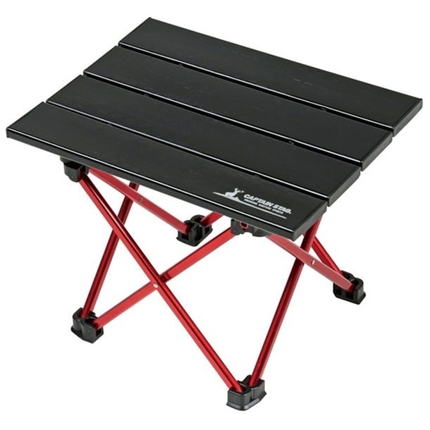 トレッカー アルミロールテーブル(ミニ)(BK) アウトドア　グッズ (uc0530)