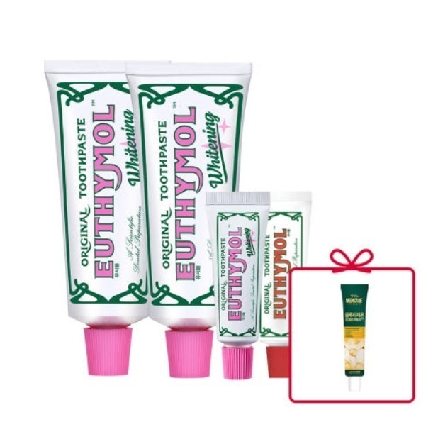 ユシモール ホワイトニング歯磨き粉 106g 2個+美白歯磨き粉20g+オリジナル20g+グルタチオン クリーンミント20g/アルチャンセット！/歯が白くなります 小さな旅行用品もセットです グル