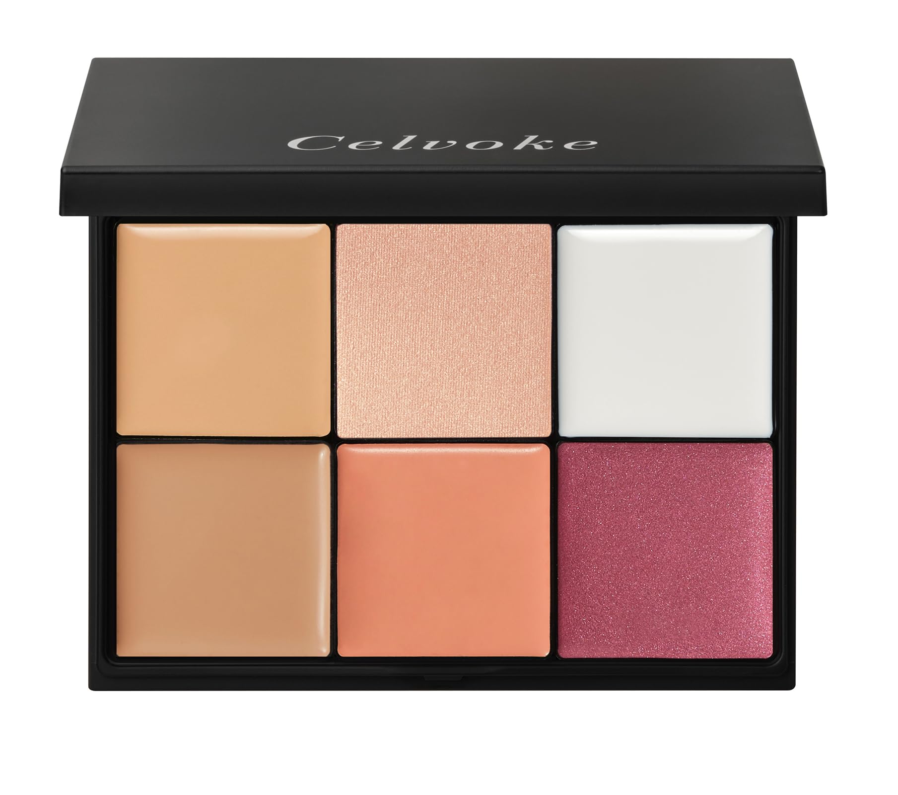全国送料無料 Celvoke(セルヴォーク) シームレス フェイスパレット 02 中間~やや暗め コンシーラーパレット コンシーラー シミ クマ ニキビ跡 色ムラ 毛穴 カバー