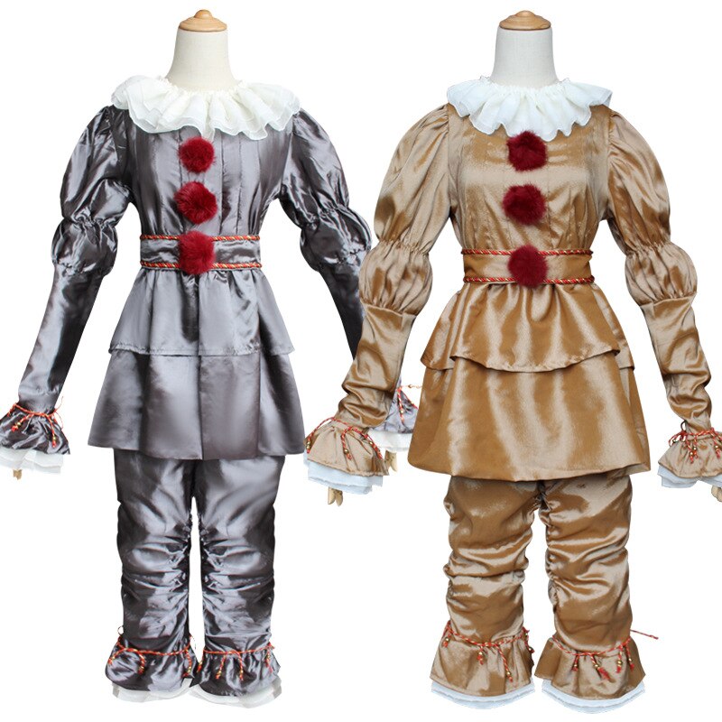 ソウルコスコスチュームに戻るピエロペニーワイズコスプレハロウィーンコスチュームペニーワイズピエロバックソウルコスコスチューム スーツ ハロウィン 2023年新作入荷コスプレ