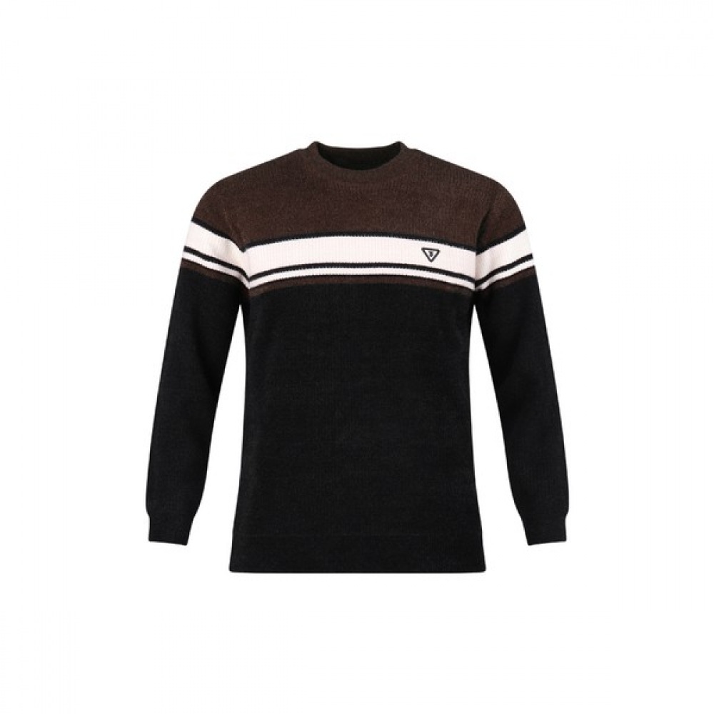 (ラックスゴルフ) ラックスゴルフレッドボルトメンズラウンドネック起毛長袖ニットセーター RM4W417