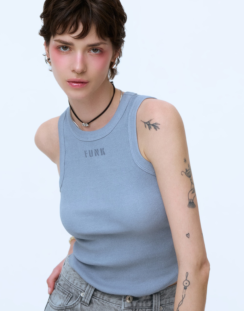 BASIC SLEEVELESS - GREY