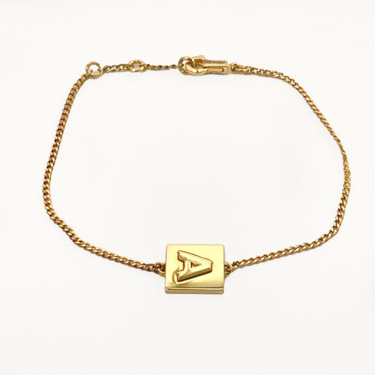 46B1T6BRA.35OR アルファベット ブレスレット ゴールド GP レディースブレスレット