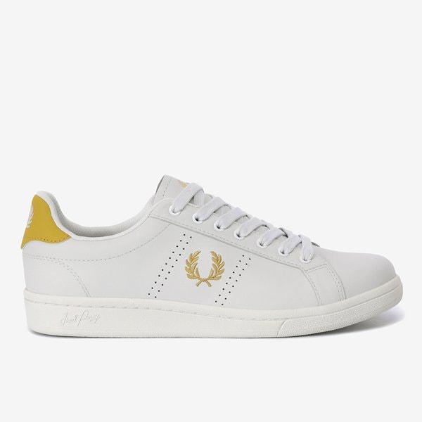 FRED PERRY_ 男女スニーカーB721 レザー SFPU2436312-X34