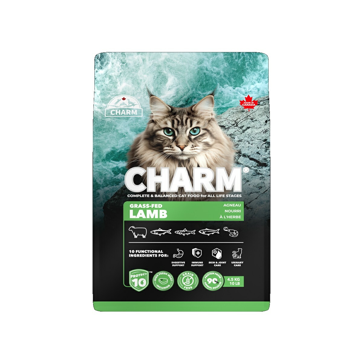 CHARM　チャーム　グラスフェッドラムキャットフード　4.5ｋg【キャットフード】【正規品】