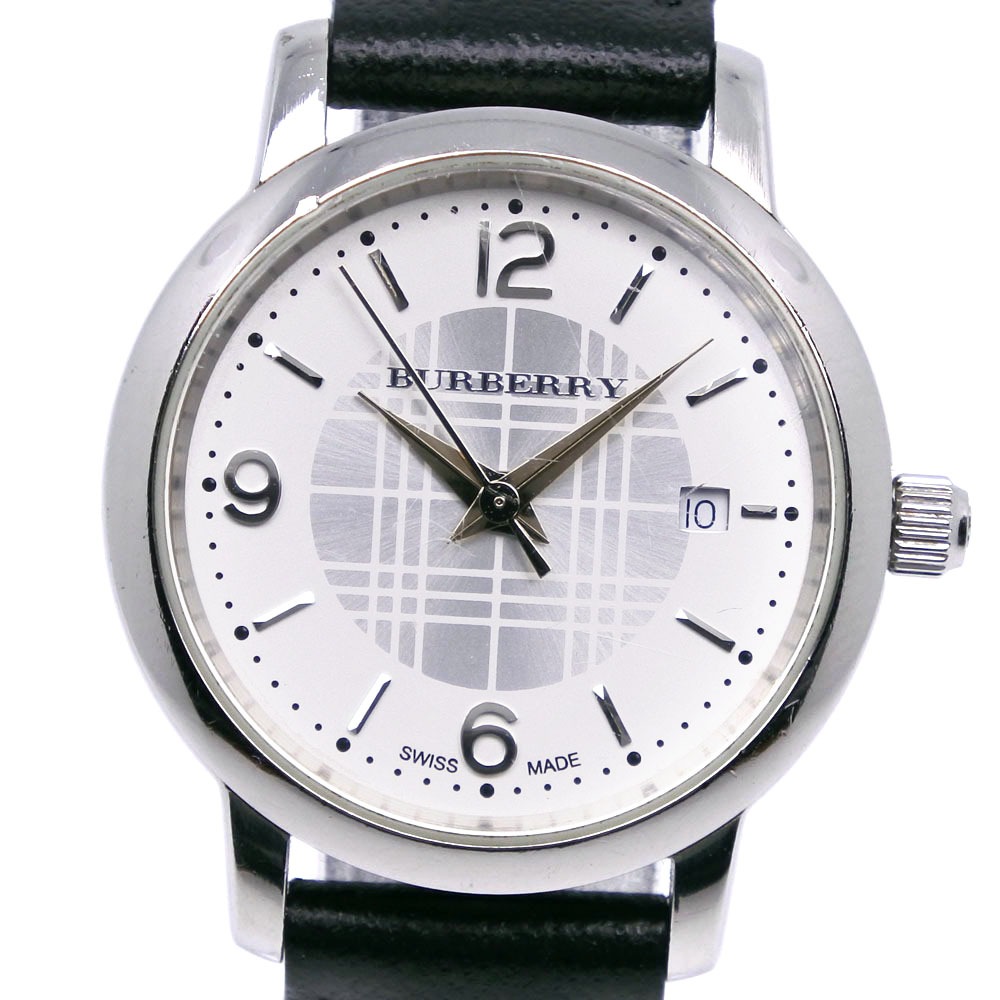 BU1309 腕時計 ステンレススチール レザー クオーツ アナログ表示 レディース 白文字盤 中古品 14,850円