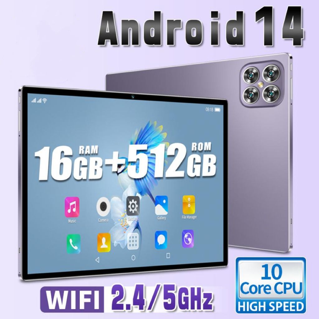 【限定セール】タブレット PC 本体 Android14 大画面 10インチ 16GB+256GB 読書 2560*1600 動画視聴 Bluetooth GPS WiFi ネット授業 simフリー