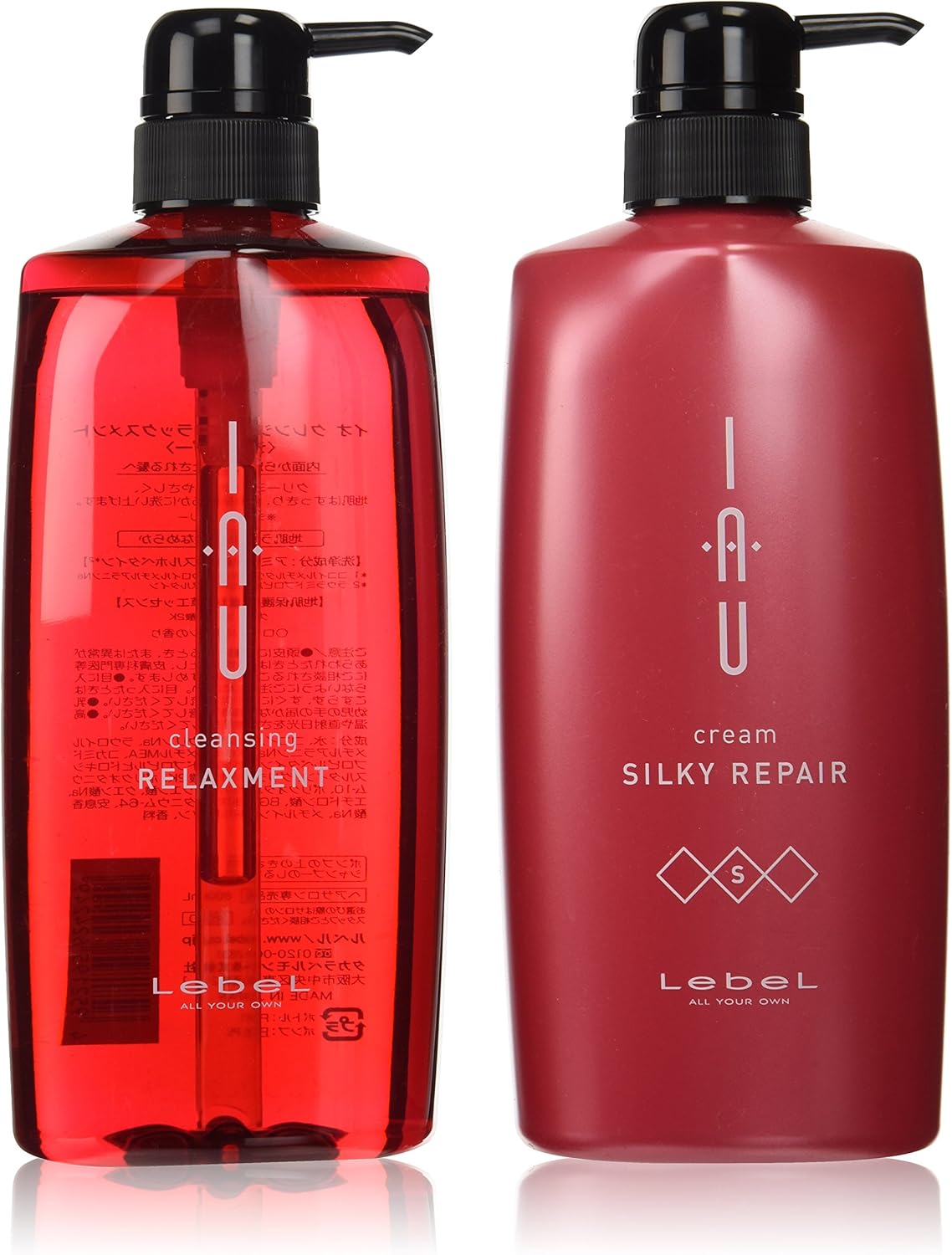 ルベル イオクレンジング＆クリームセット リラックスメント＆シルキーリペア 600ml 乾燥・パサつきコントロール