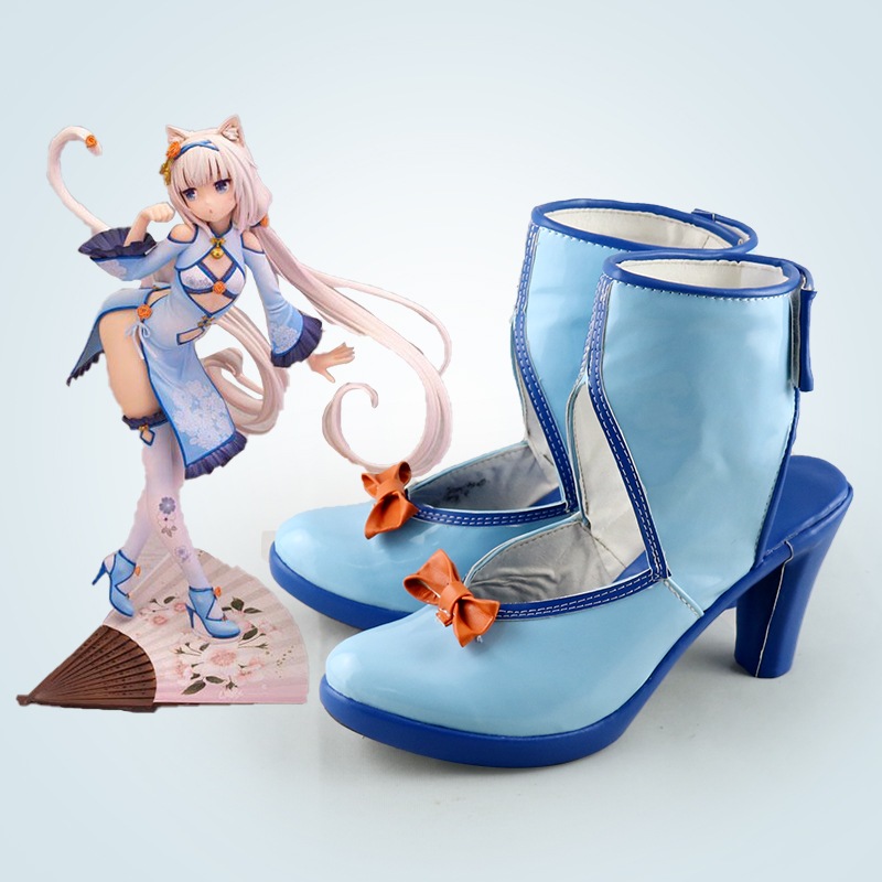 バニラキャットガールパラダイスシューズアニメーションコスレディースブーツサポート画像