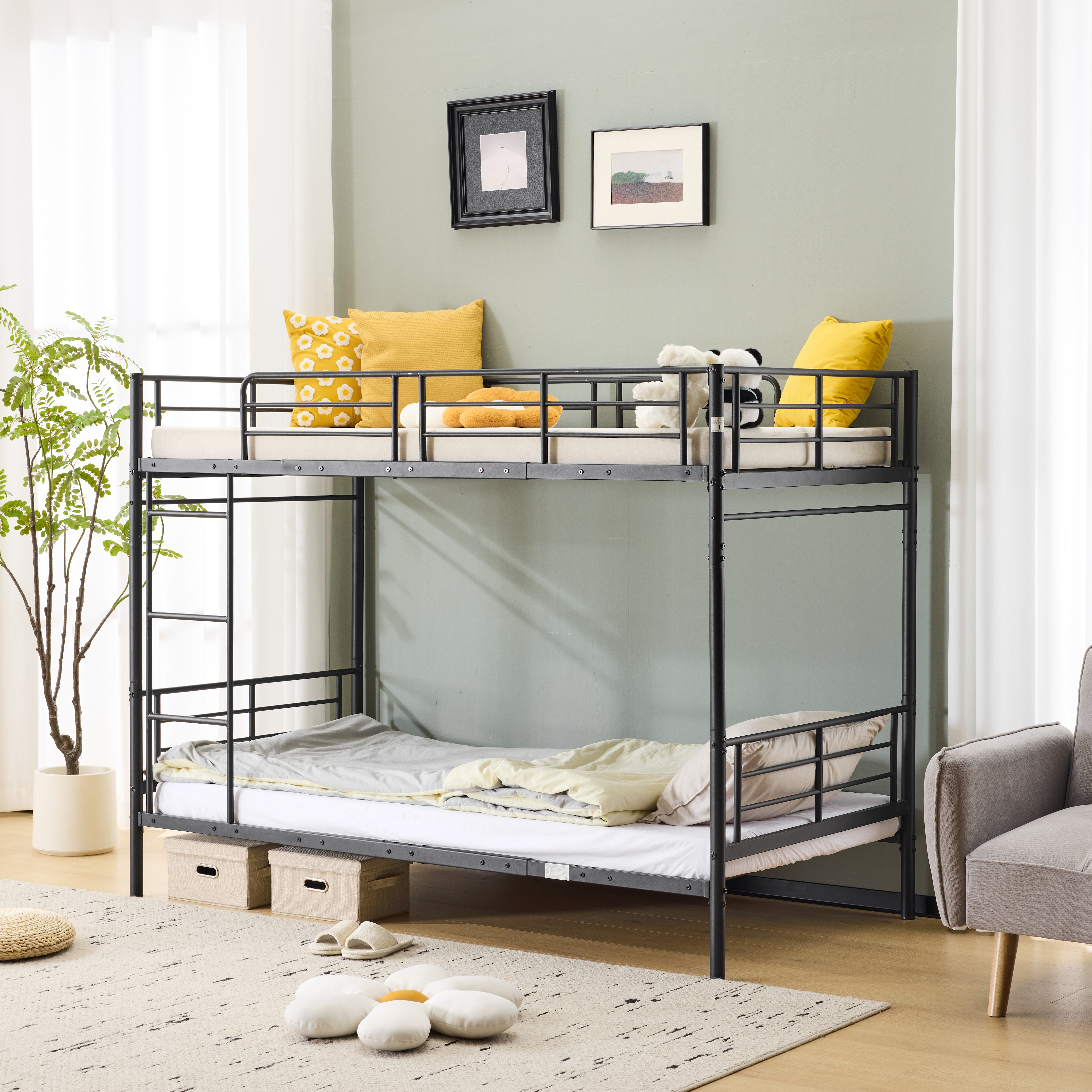 [国内即発送]三段ベッド 分別可能 3段ベッド パイプベッド 子供ベッド 子供部屋 ロフトベッド送料無料 スチール 耐震 ベッド シングル パイプベッド 3段ベット パイプ 金属製 三段ベッド 頑丈