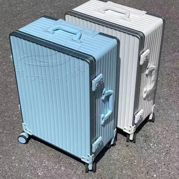 あつさと衝突防止 アルミフレームトランク シャーシに載せる20インチ ハイドロリックロッド パスワード付きスーツケース 大容量 【2024最新版】 360静音自在輪 スーツケースを厚くする
