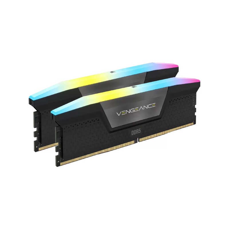 コルセア　CORSAIR　増設用メモリ VENGEANCE RGB（5600MHz) ブラック[DIMM DDR5 /48GB /2枚]　CMH96GX5M2B5600C40