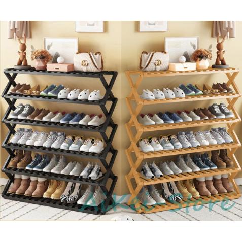 シューズラック 靴棚 下駄箱 省スペース 組立不要 工具不要 伸縮シューズラック 突っ張りシューズラック ブーツ収納ラック 寝室玄関に靴を効率収納