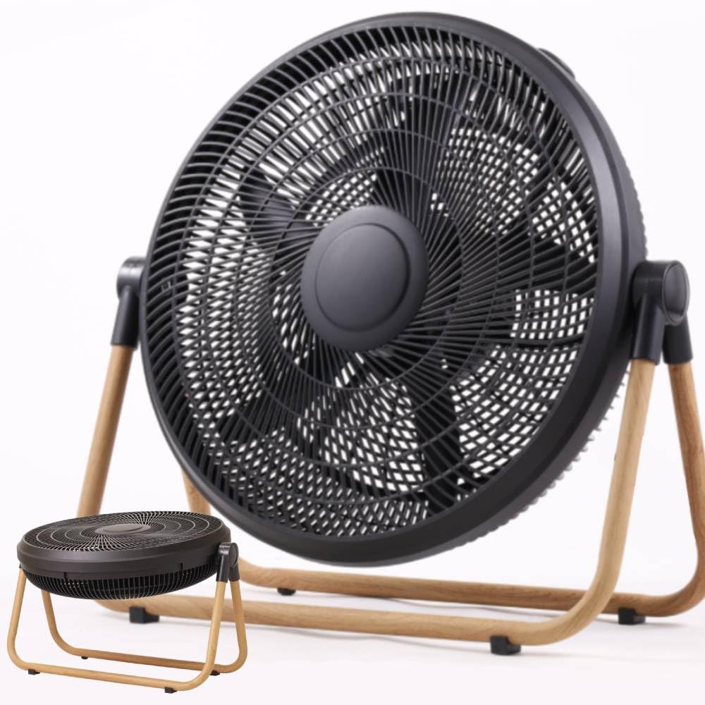 SUGGEST 大型サーキュレーター 大型 置き型 扇風機 120度上下角度調整機能 風量3段階 5枚羽 45cm 軽量設計 おしゃれ 冷房 暖房 空気 循環 換気 梅雨 衣類乾燥 省エネ 節電 ボッ