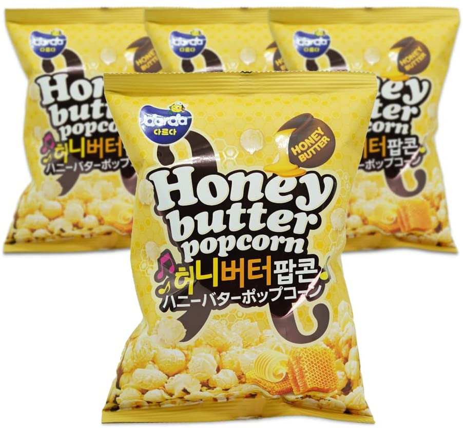 人気新品 ハニーバターポップコーン 50g 4袋 韓国スイーツ