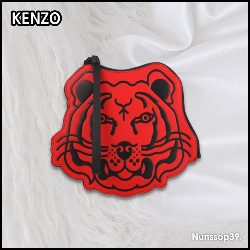 KENZO FC5 5PM602 LS2 21 ロゴタイガーポーチバッグ