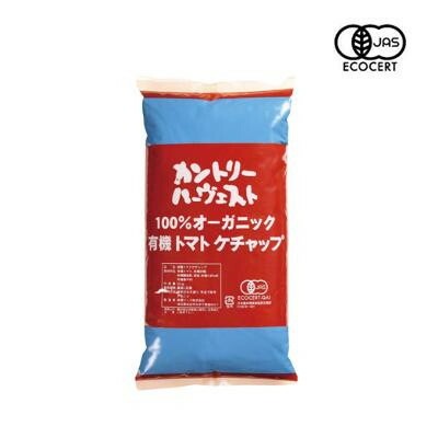 タカハシソース　カントリーハーヴェスト 有機トマトケチャップ 3kg　4個セット　017122