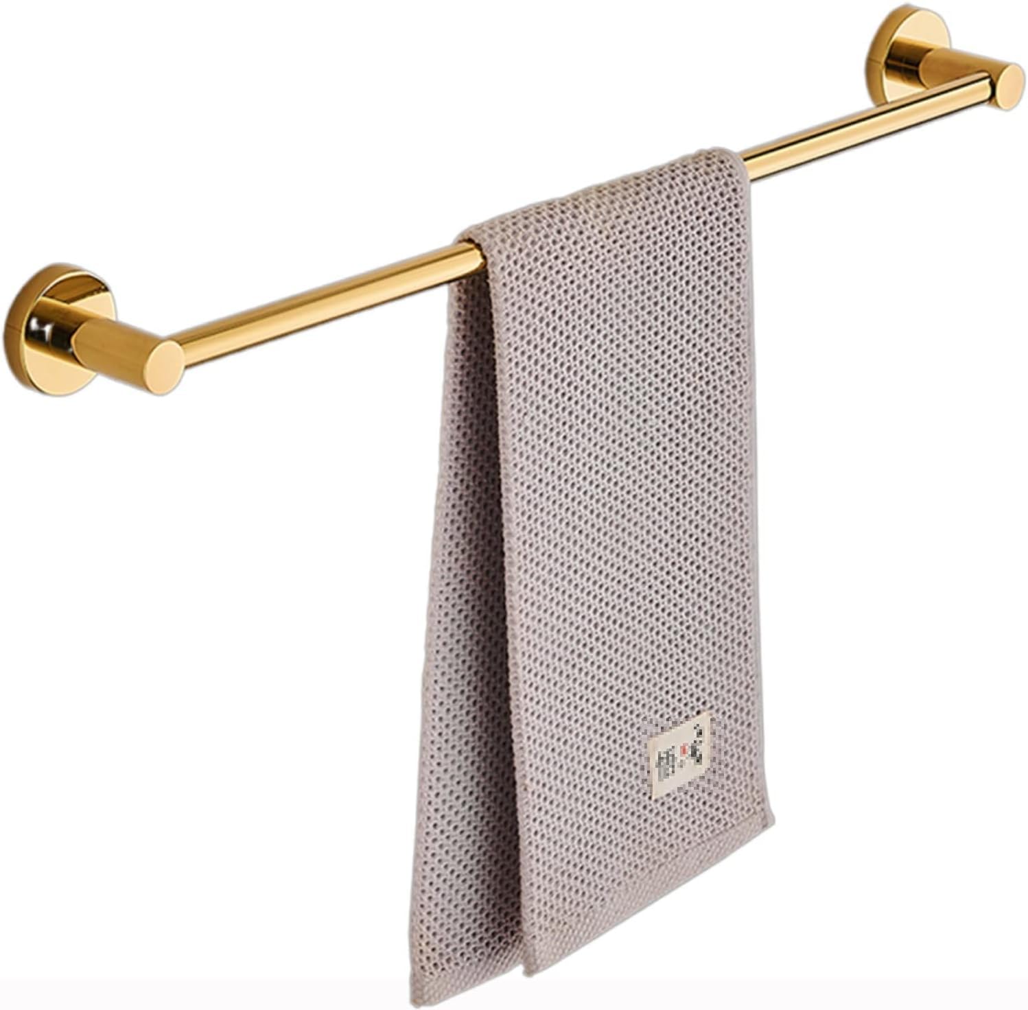 Rosoy タオルハンガー お洒落 丈夫 ステンレス ゴールド 40cm×70cm バスタオル キッチンディッシュクロスラック (80cm)