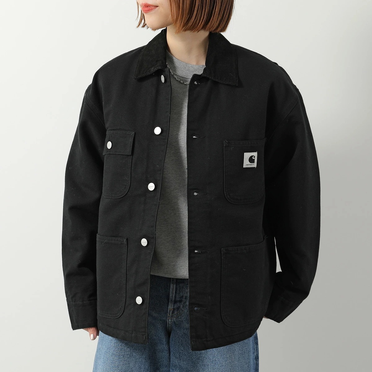 Carhartt カーハート 中綿ジャケット OG MICHIGAN COAT I032235 レディース コットン コーデュロイ襟 スタンドカラー 00E02