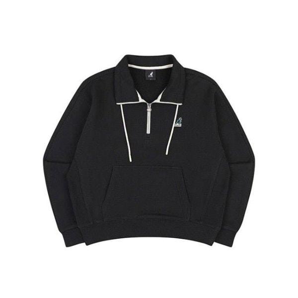 M 長袖Tシャツ CQK KQFW-RT17680BK ウーマンズ ハーフ ジップ スウェット 1768 ブラック