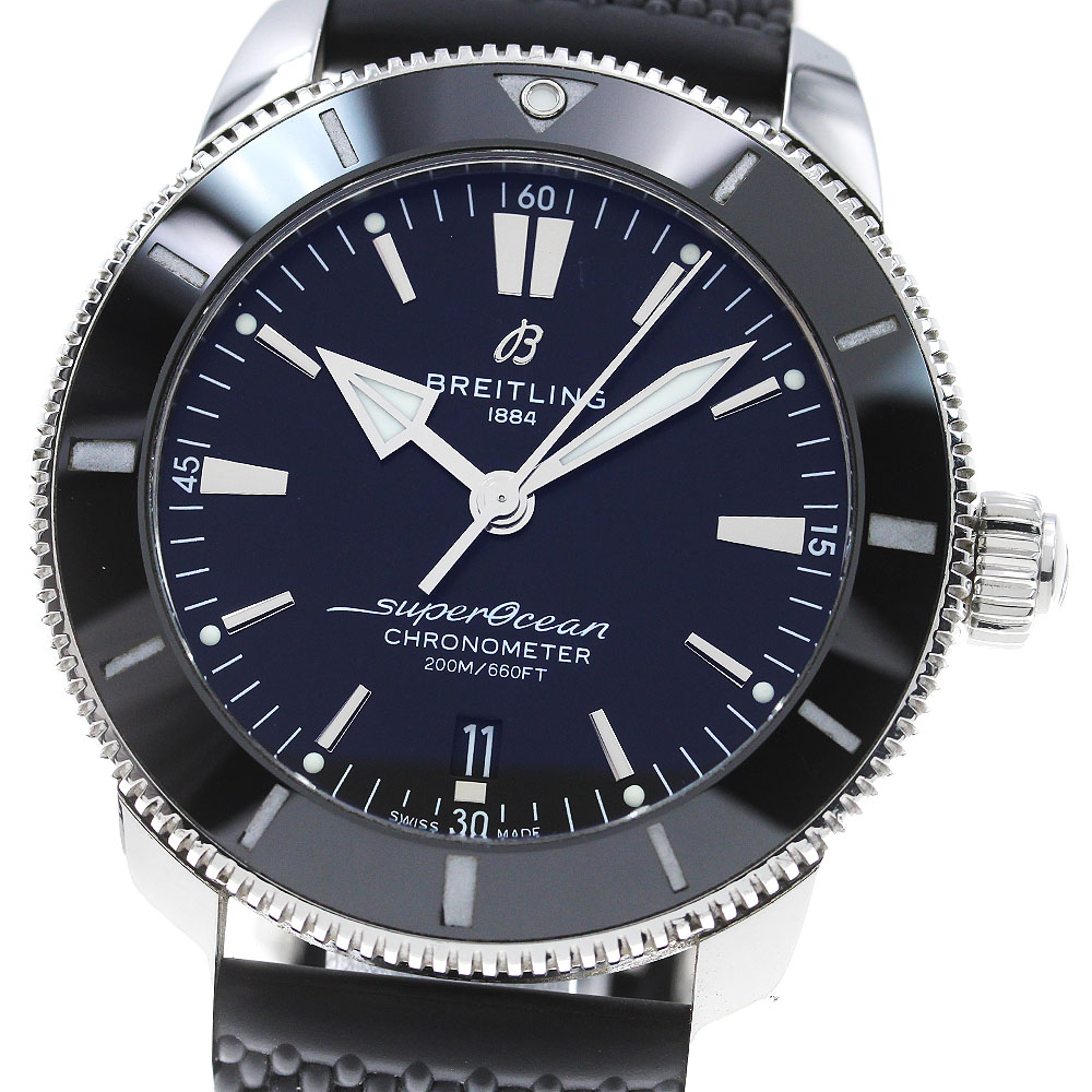 ブライトリング BREITLING AB2030 スーパーオーシャン ヘリテージII B20 デイト 自動巻き メンズ _832375【中古】