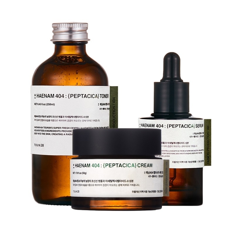 トーン28海南404ペプタシカ3種夜明けクリームセラムトナーSET /夜明けクリーム/バリアクリーム/光彩クリーム/光彩トナー