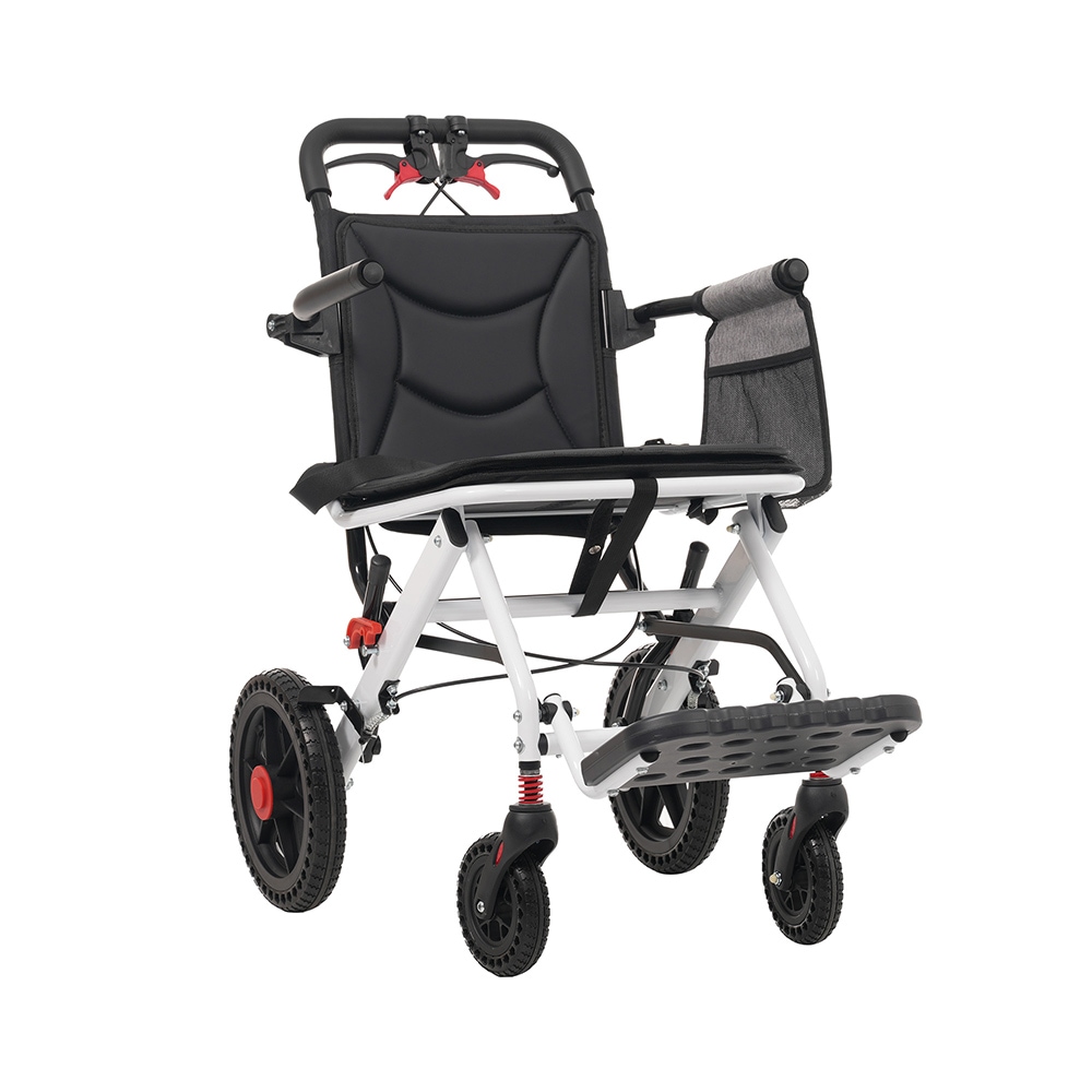 車椅子 アルミ製 軽量 機内持ち込み 自立可能 介助ブレーキ付き コンパクト 折りたたみ可能 座面付き 四輪 介助用 キャスター付き 介護用品 自立式 軽量車椅子 おしゃれ 介護 福祉用具