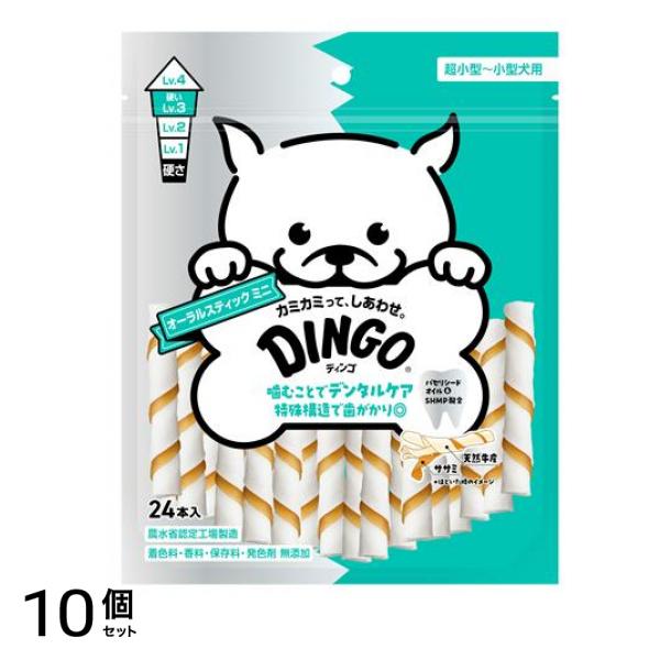 DINGO(ディンゴ) オーラルスティック ミニ 24本入 10個セット