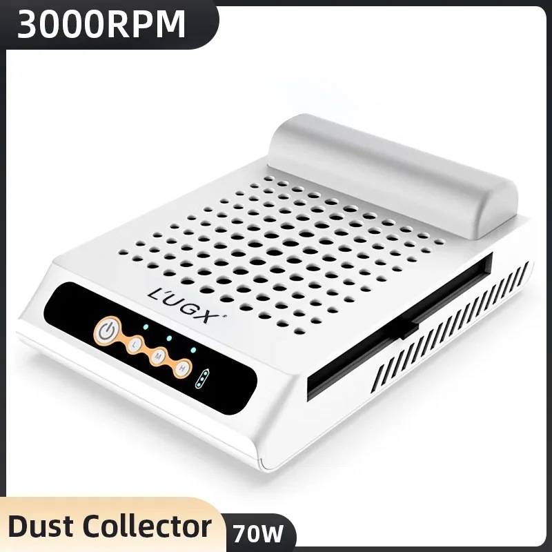 充電式ネイルフィルター,プロのマニキュア機器,調整可能な速度,70w,集塵機