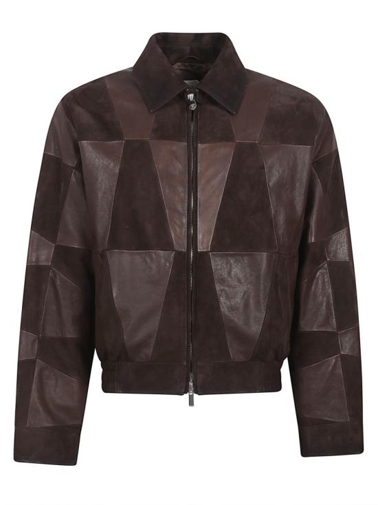 VERSACE Men Jacket 10244021A178451N260 Brown