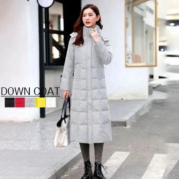 ダウンコート ベンチコート レディース ロング 90％ダウン 大きいサイズ 超ロング ダウンコート 防寒性抜群 ダウンジャケット アウター ダウン 冬 ギフト 30代 40代 50代 ミセス 母 ロン