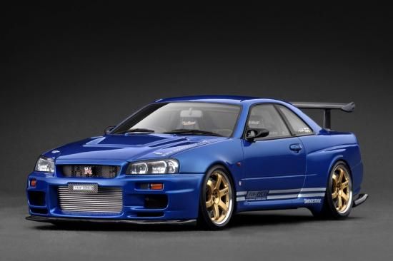 ignitionモデル 1/18 TOP SECRET 34GT-R (BNR34) Blue Metallic【IG3848】 ミニカー IG3848 TOP SECRET 34GT-R BL