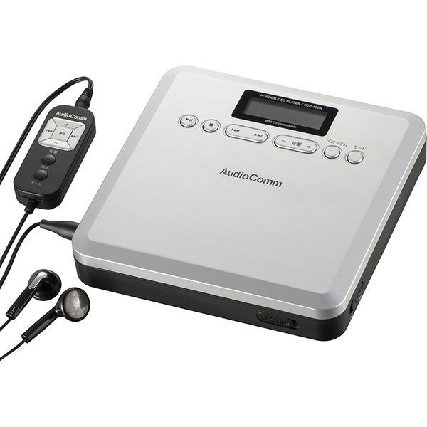 CDP-400N [AudioCommポータブルCDプレーヤー MP3対応]