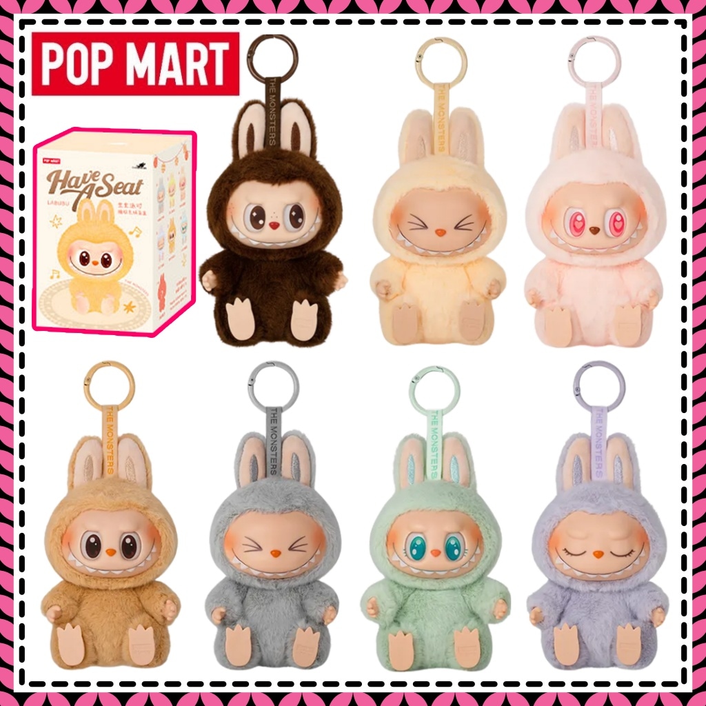 【公式】 【POP MART】 LABUBU THE MONSTERS Have A Seat Sealed Case (1 Blind Box) ブラインドボックス ぬいぐるみ キーホルダー
