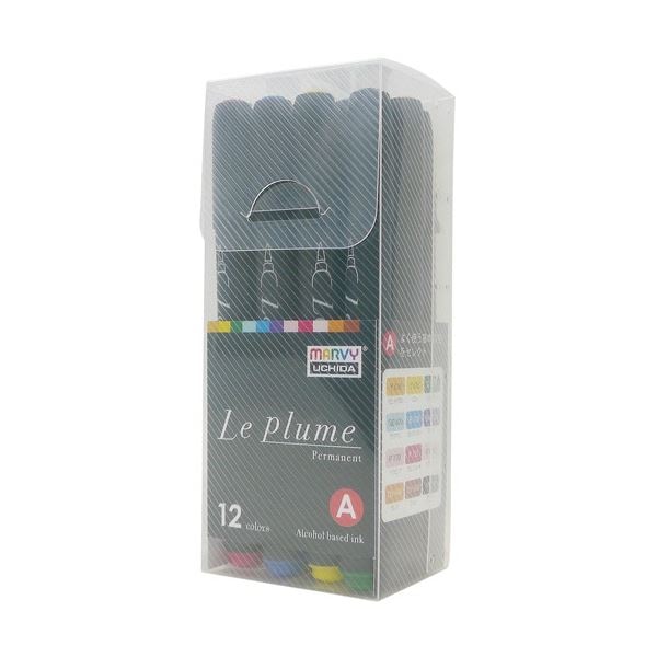 （まとめ）ルプルームパーマネント 12色 基本セット 3000B-12A 1パック [x3セット]