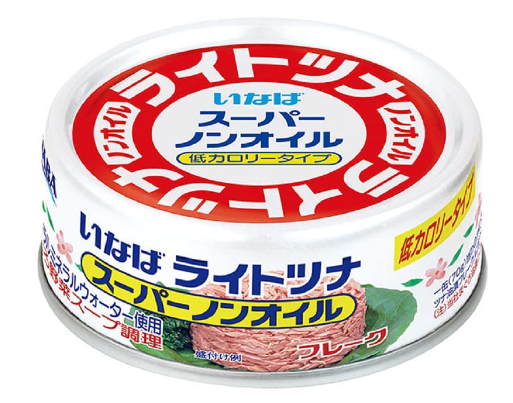 いなば ライトツナスーパーノンオイル 70g×24個
