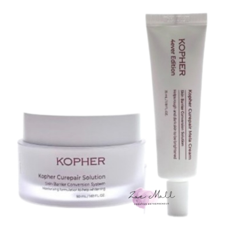 メラクリーム 35ml+キュリペア ソリューション クリーム 50ml/ EGF 10GF 韓国コスメ/シミ＆毛穴＆ニキビケア/トーニング 水分クリーム