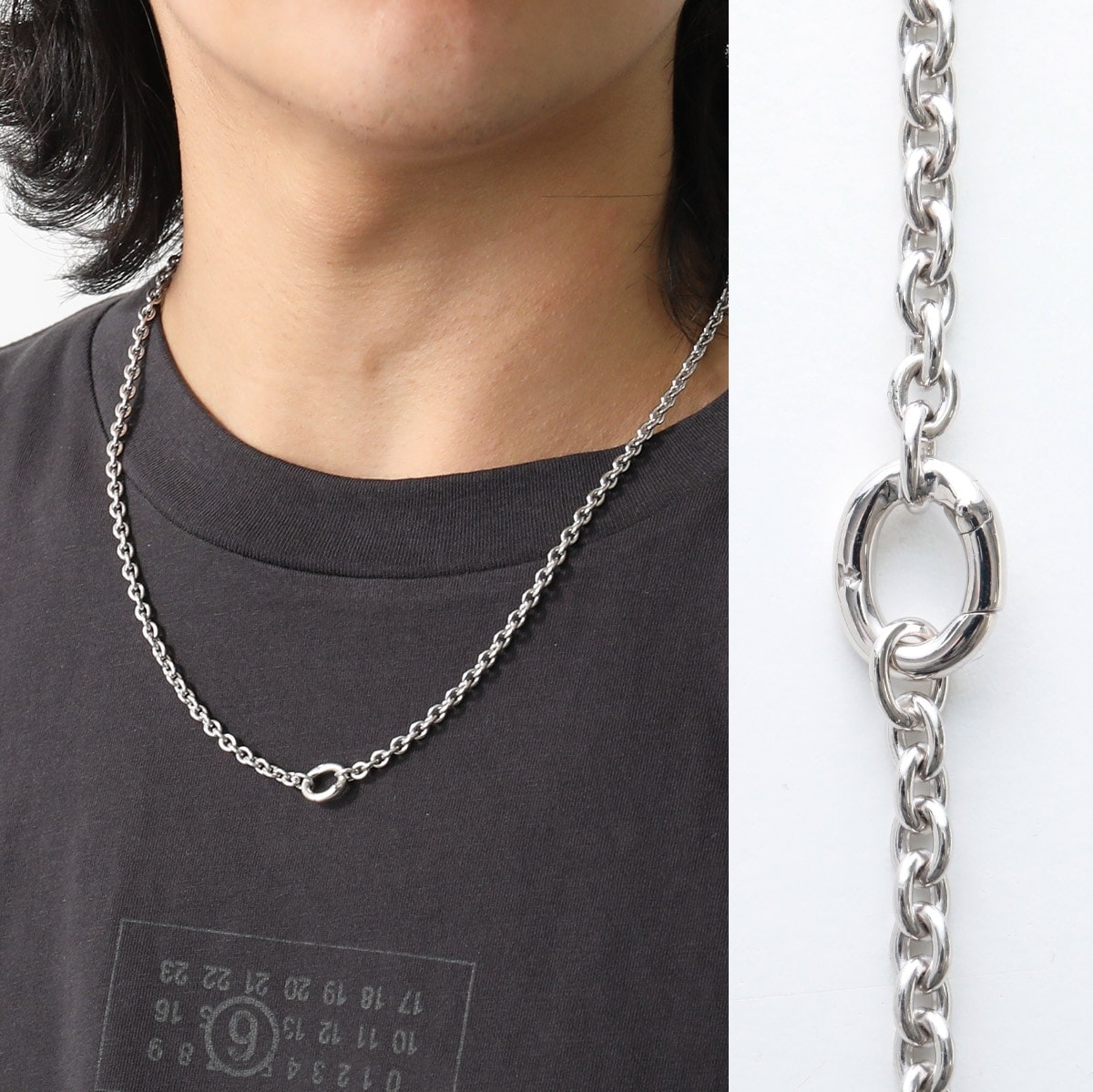 TOMWOOD トムウッド ネックレス Ada Chain Slim 20.5inch アダ スリム 101425 メンズ レディース チェーン silver9