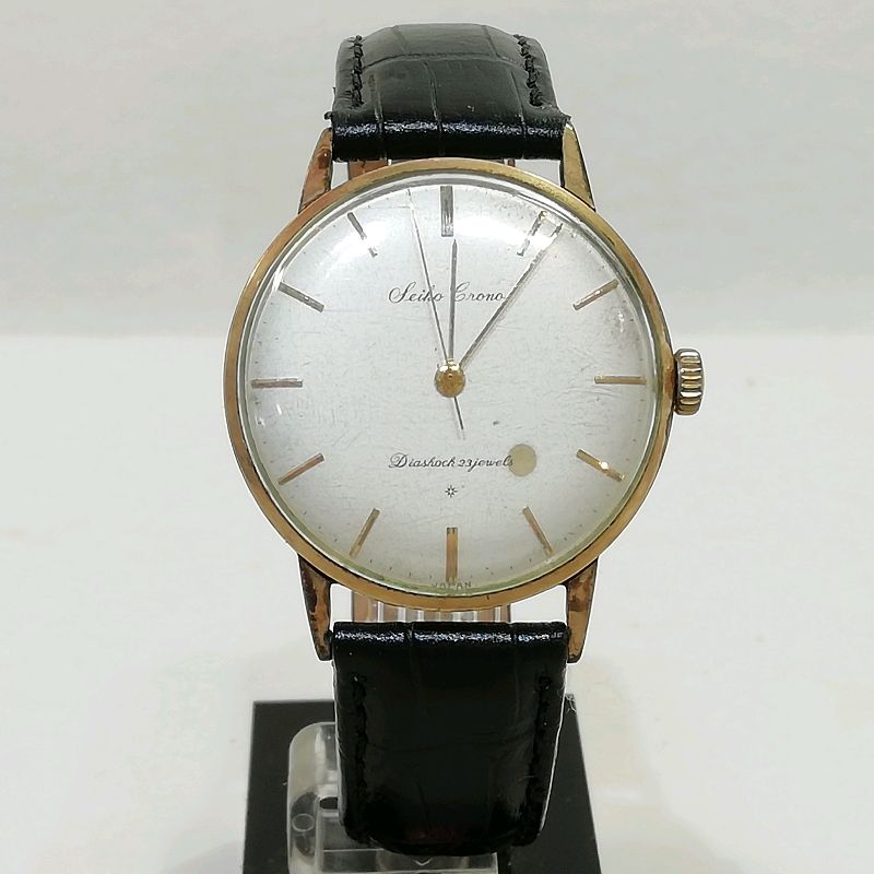 【中古】SEIKO CRONOS セイコークロノス 15001A メンズ 手巻き 23石