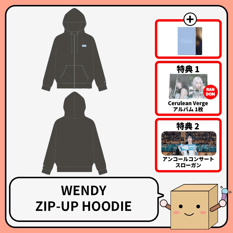 【現場購入/ 3月6日発送/ 2種特典】 RED VELVET WENDY HOODIE - WENDY W:EALIVE ENCORE CONCERT OFFICIAL MD